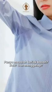 MANIK QUEEN Deodorant Spray Tawas Jasmine Tea Mencerahkan Kulit Ketiak Bebas dari Keringat 50ml