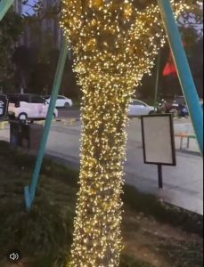 เครื่องสำอาง Sunlight 8 เมตร ไฟหิ่งห้อย สายดำ หัวธรรมดา 100LED กันน้ำ กระพริบ ร่างกาย RGB ปรับปรุงแต่งตามเทศกาล และกลาง สำหรับการใช้งานแบบกระทั่งในบ้าน