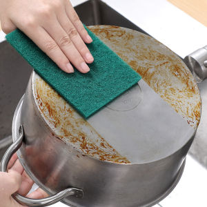 5/10/20PC Sponge Wiping Scouring Pad Household Scrub Pads Kitchen Oil Removal Dishwashing Pot Cloth Reusable Cleaning Dishrag