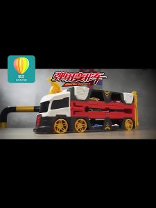 Đồ Chơi Xe Container Vận Chuyển Cao Cấp HotWheels Biến Hình Thành Đường Đua Ô Tô Siêu Cấp Tặng Kèm 6 Xe Con Và Bệ Phóng