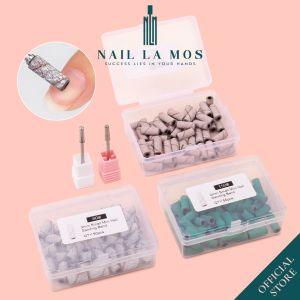 Hộp 50 đầu mài giấy nhám mini 3.0 - Đầu lắp nhám mini 3mm mài sần mài mịn móng nail