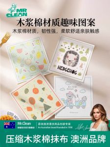 Khăn Lau Nhà Bằng Cotton Nguyên Liệu Gỗ Thấm Nước Không Rụng Khi Lau Bàn Bếp Dụng Cụ Vệ Sinh Gia Đình Mr Clean MR251105-1