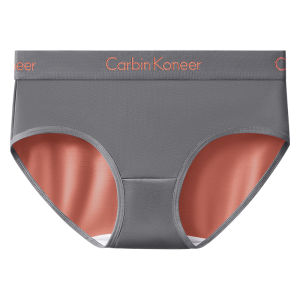 CarbinKoneer | กางเกงชั้นในสตรี CarbinKoneer แบบสามเหลี่ยม ผ้าโมดอล ป้องกันแบคทีเรีย กางเกงขาสั้นสำหรับเด็กและเยาวชน ชุดชั้นใน 3 ตัว