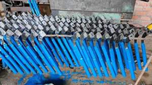 มีดกรีดยาง ตราดวงอาทิตย์ มีดตัดยางตรา ดวงอาทิตย์ (ด้ามสีฟ้า)