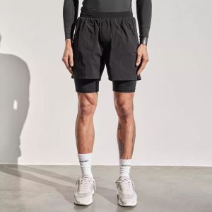 Quần Short Thể Thao Nam Cỡ Lớn 300 Pound Phong Cách Mỹ Quần Tập Luyện Co Giãn Nhanh Khô Mùa Hè Quần Năm Điểm