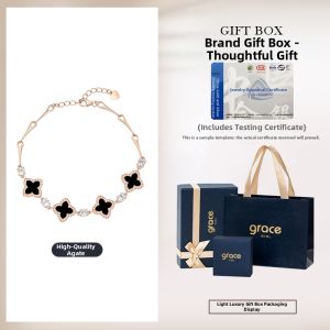 Grace Girl | Lucky Clover Bracelet Gift for Her