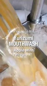 YURIZUMI Mouthwash Apple Mint Obat Kumur Probiotik Anti Bau Mulut dan Nafas Segar