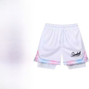 American Style Basketball Shorts Breathable Quick Dry Lightweight Running Training Sports Leisure Pants for Teenage Boys