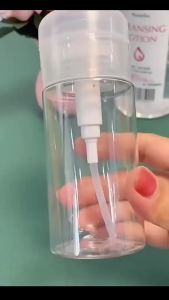 EELHOE | 【M】120/150/200ml Nail Refillable Bottles Empty Press Pump Dispenser Nail Art Polish Remover Cleaner Makeup Bottle Manicure Tool