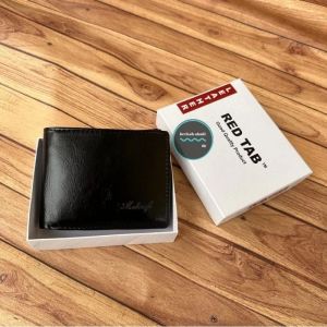 Dompet Pria Kulit Dua Susun Arf Dompet Kulit Tahan api bisa bayar cod