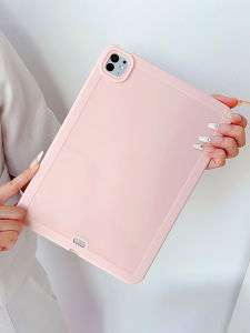 Apple iPad pro 11 Inch 2021 2022 Case Pure Color Silicone Full Cover Anti-Fall Transparent Backless Protective Shell for iPad