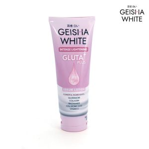 Geisha White Intense Whitening Gluta Plus Serum Lotion with Glutathione Collagen Hyaluronic Acid Vitamin C.