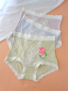 CaiTian Womens High-Waist Modal Cotton Seamless Underwear Butt-Lifting Abdomen-Shaping Large Size Hipster Shorts