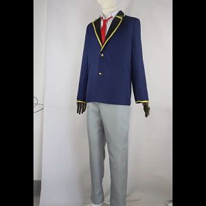 Anime Oshi No Ko Hoshino Akuamarin Cosplay Costume Uniform Aqua Wig Halloween Role Play Outfit Men Suits