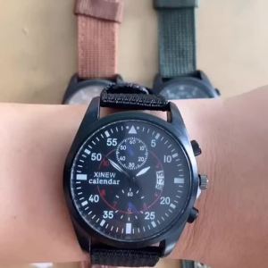 Xinew | Reloj Hombre XINEW Brand Students Watches Men Fashion Nylon Band Date Gifts Quartz Cheap Watch Montre Homme Relogio Masculino
