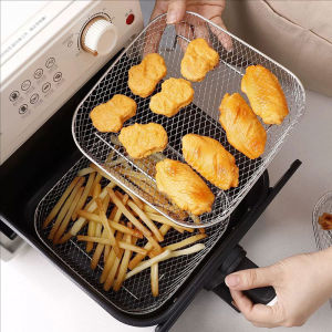 Air Fryer Rack Stackable Grilling Rack Stainless Steel Airfryer Oven Grill Steamer Cooker Kitchen Gadgets Cooking Tools