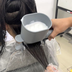 แปรงผม Hairdressing ย้อมผมหวีสามารถถือครีมย้อมผมตัดผม Tinting เน้นใช้งานง่ายเครื่องมือจัดแต่งทรงผม
