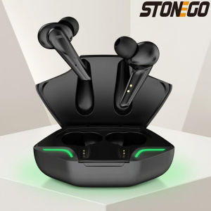 Bluetooth 5.0 Gaming Earphones Wireless Headphones E-Sports Music Earbuds Dual Mode Waterproof Noise Reduction