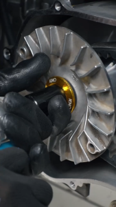 【Hot selling】KNO Pulley Nut With Cnc Washer Titanium For Nmax Aerox v1 v2