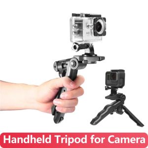 Desktop Tripod Handheld Adjustable Angle Holder For GoPro Hero 13 12 11 10 9 SJCAM SJ4000 AKASO Insta360 DJI Osmo Action Camera