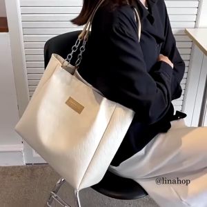 Túi Tote Túi Đeo Vai Thời Trang đẹp Phong Cách Hàn Quốc Cỡ Lớn Hot Vừa a4 Laptop Túi xách Linahop - LT35