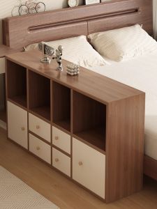 TIJU | Dust-Resistant Sofa Storage Cabinet Bookshelf Unit Living Room Organizer
