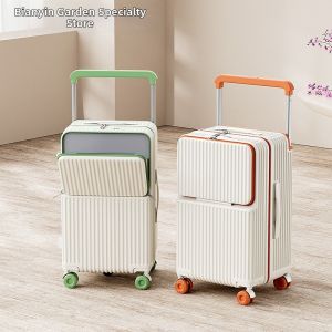 Front Opening Spacious Wide Handle Trolley Case