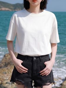 Basic House | White Crewneck 100% Cotton T-Shirt