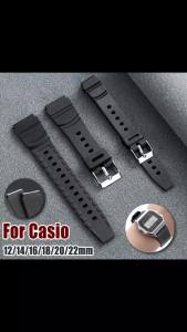Silicone Rubber Strap for Casio W800H A158/168 AE1200 SGW400 F91W F84 F105/108 Watch Band 12mm 14mm 16mm 18mm 20mm 22mm Bracelet