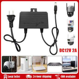 Power Supply 12V 2A 2000mA CCTV Camera Power Adapter Outdoor Waterproof EU US plug Adapter 2.1 x 5.5mm For CCTV Camera Charger AC100-240V to 12V 2A Charger Adapter Outdoor Waterproof Power Supply 24W Switch Power Supply Surveillance Camera Power Adapter