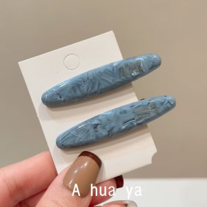 Fashionable Versatile Pink Brown Gradient Colorful Vinegar Duckbill Clip Korean Style Gold Label High-End Feeling Hair Clips