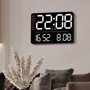 LIWAN | Creative Multifunctional LED Wall Clock Temperature Humidity Display