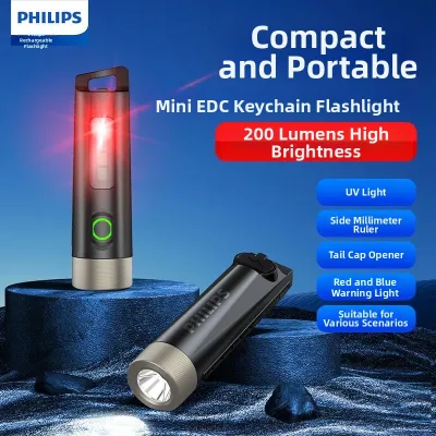 Philips | High Beam Long Battery Life Multipurpose Compact Flashlight