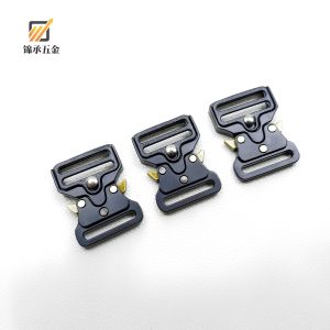 Metal Snake Head Buckle Waist Belt Tactical Strap Mountaineering Carabiner Zinc Alloy Quick Release Clip Outdoor Gear