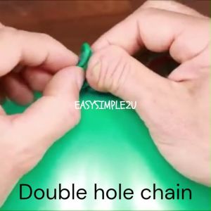 Balloon Tape Nano Strip Chain Connector Flower Clip Tying Tool Clip Ribbon Cutter Stick Straw Seal Clamp Hook Weight