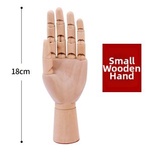 DUOCAIHANI | Jointed Wooden Hand Model for Sketching and Cartooning
