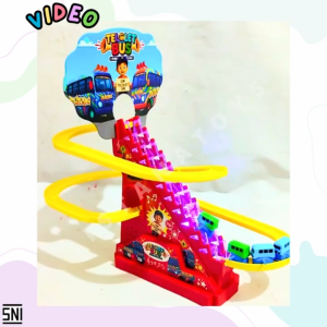 MwnToys Mainan Anak Track Tangga Telolet Bus RKC10053-11