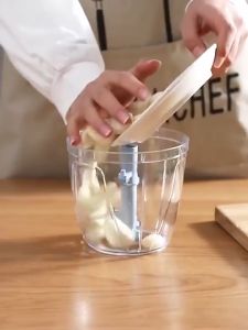 Mini Blender Garlic Chopper Speedy Food Chopper Portable Blender Manual Food Processor Pencincang Meat Grinder Pengisar Serbaguna