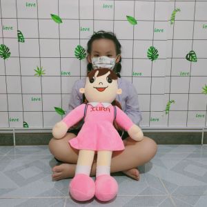 ĐỒ CHƠI XUKA NHỒI BÔNG BÚP BÊ SHIZUKA NHIỀU MÀU DỄ THƯƠNG CHO BÉ GÁI