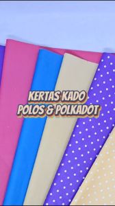Kertas Kado POLOS kertas kado ulang tahun kertas kado motif polos bungkus kado