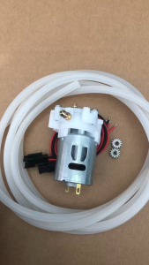 Bơm thủy lực - bơm bánh răng mini bằng nhựa - tặng kèm 1 cặp bánh răng kim loại thay thế và 1 mét ống