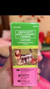 Free 3cc Syringe 60ml 120ml Performance Enhancer Omega Fatty Acids Vitamins Supplements Coatshine Coat Shine Dog Cat Dogs Cats Pet All Stages Adult Puppy Kitten