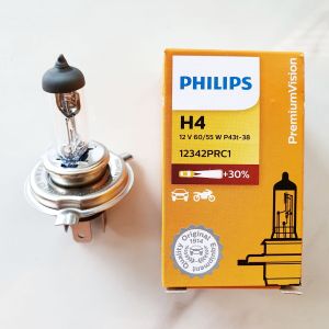 PHILIPS BOHLAM LAMPU DEPAN H4 PANTHER KIJANG YARIS VIOS SWIFT - 60/55W