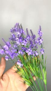 Bunga Rumput Lavender Artifisial Perlangkapan Dekor Meja Cafe - AF18
