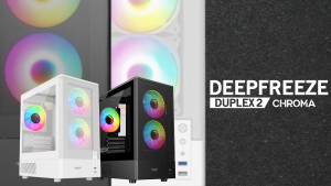 Armaggeddon Aquaron DeepFreeze Duplex 2 Chroma MATX USB 3.0 PC Case with 3 ARGB PC Fan
