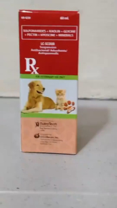 60ml LC Scour Anti Diarrhea Syrup All Stages Adult Kitten Puppy Boosts Appetite Pet Essentials