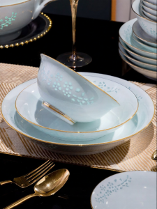 mornenjoy | Underglaze Colored Porcelain Set Jingdezhen