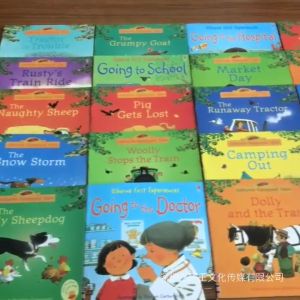 Usborne Storybook Farmyard Tales + First Experiences English Storybooks Picture Books Early Learning (20 Books Set)