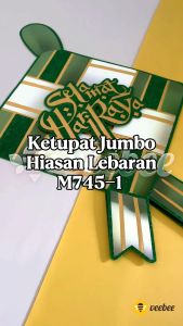 Ketupat Jumbo Hiasan Lebaran M745-1 | Dekorasi Dinding dan Gantung Selamat Hari Raya