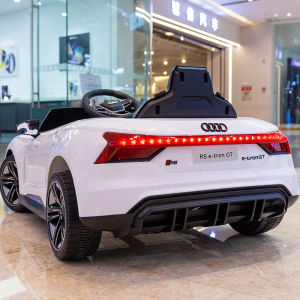 Audi Childrens Electric Car Four-Wheel Toy Car Seated Baby Baby Child Net Red Belt Baby Remote Control Car